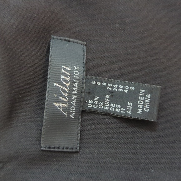 NEW Aidan Sparkle Wide Leg Jumpsuit Black Silver 4 party evening holiday - Picture 6 of 8